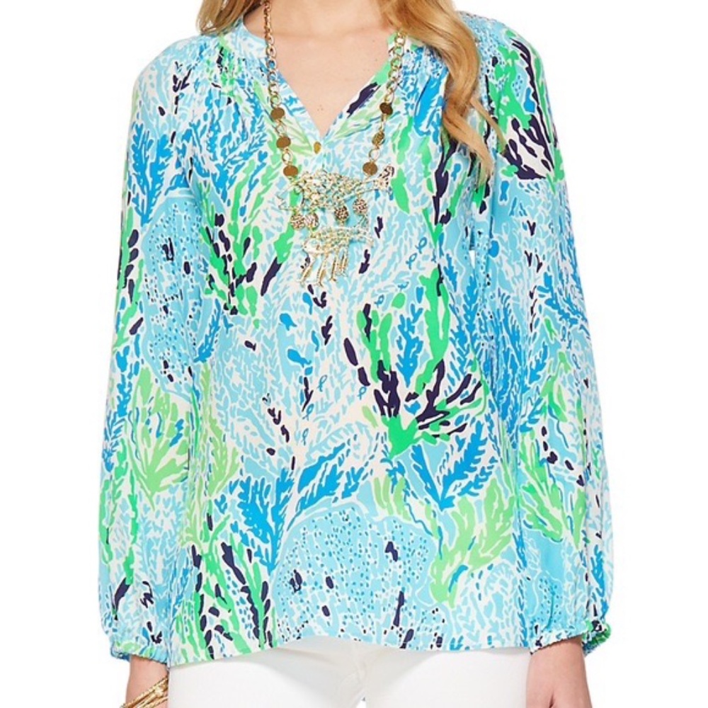 SALE Lilly Pulitzer Elsa Spa Blue Let's Cha Cha